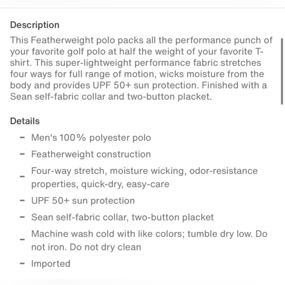 Peter Millar Featherweight Polo - Picture 11 of 11